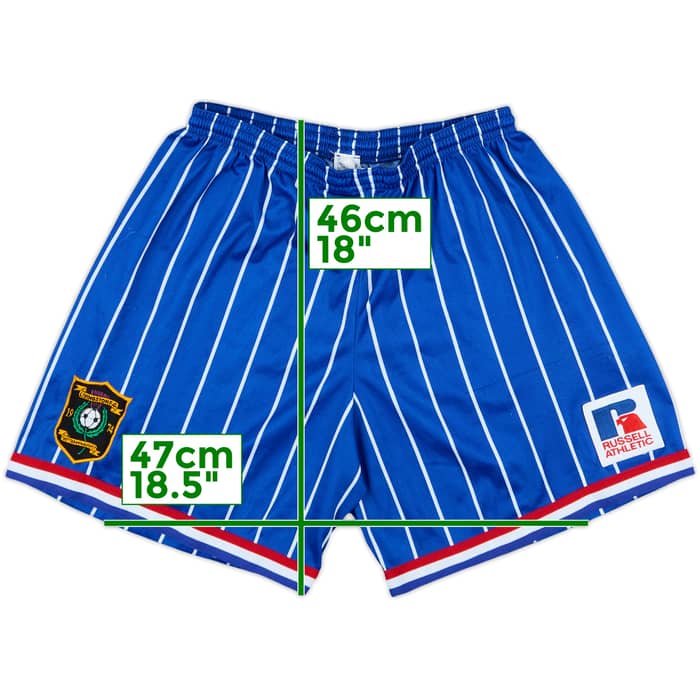 1995-96 Livingston Player Issue Away Shorts