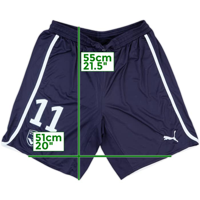 2012-13 Bordeaux Match Issue Home Shorts #11 (Bellion)
