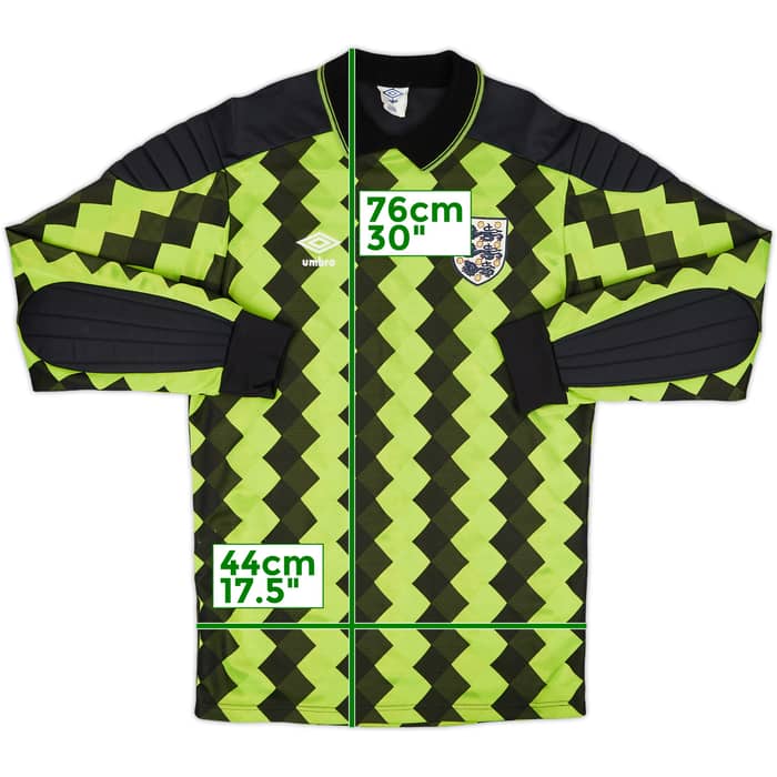 1988-90 England GK Shirt #1 - 7/10 - (M)