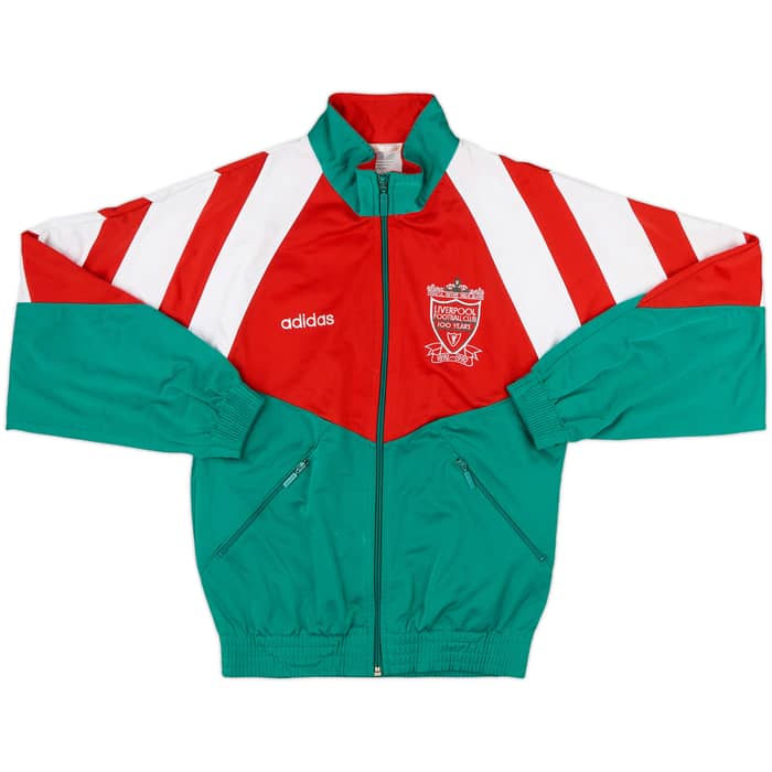 1992-93 Liverpool adidas Tracksuit - 8/10 - (L.Boys)