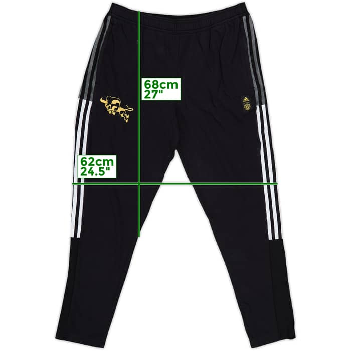2020-21 Manchester United adidas Track Pants/Bottoms - 9/10 - (L)