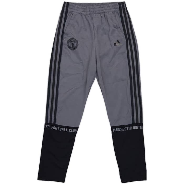 2017-18 Manchester United adidas Track Pants/Bottoms - 9/10 - (M.Boys)
