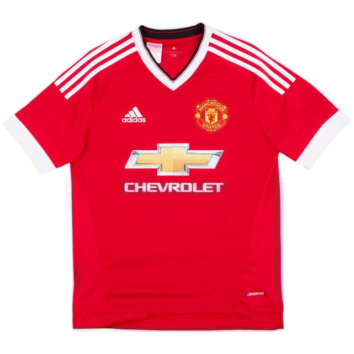 2015-16 Manchester United Home Shirt Rooney #10 - 9/10 - (XL.Boys)