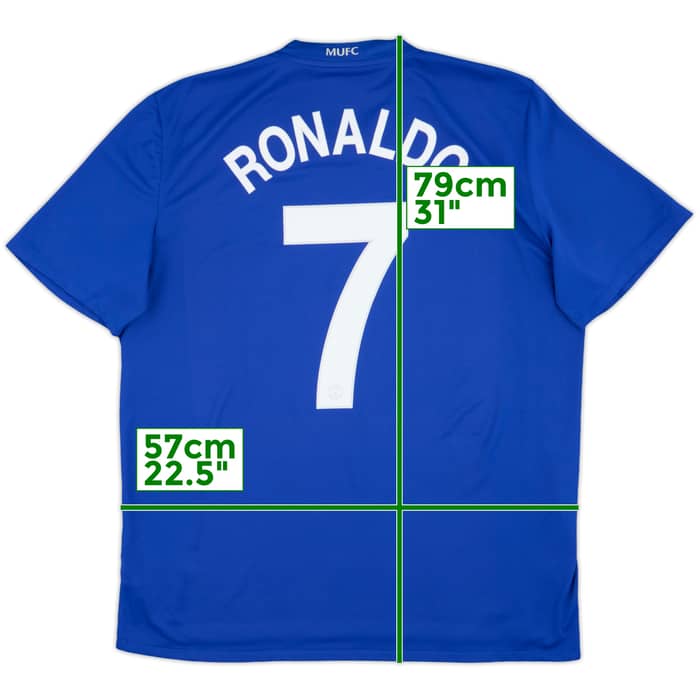 2008-09 Manchester United Third Shirt Ronaldo #7 - 6/10 - (XL)
