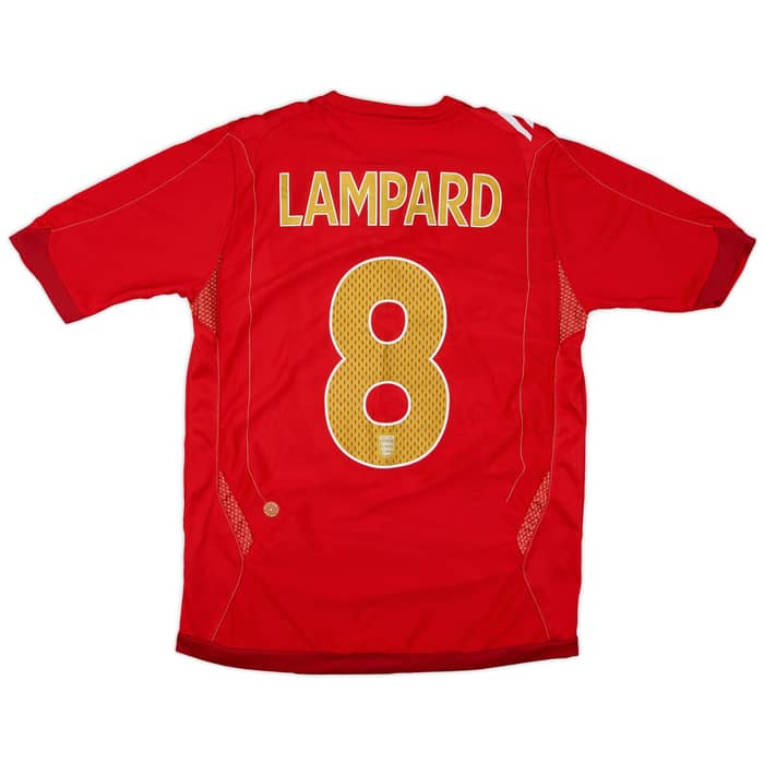 2006-08 England Away Shirt Lampard #8 - 9/10 - (S)