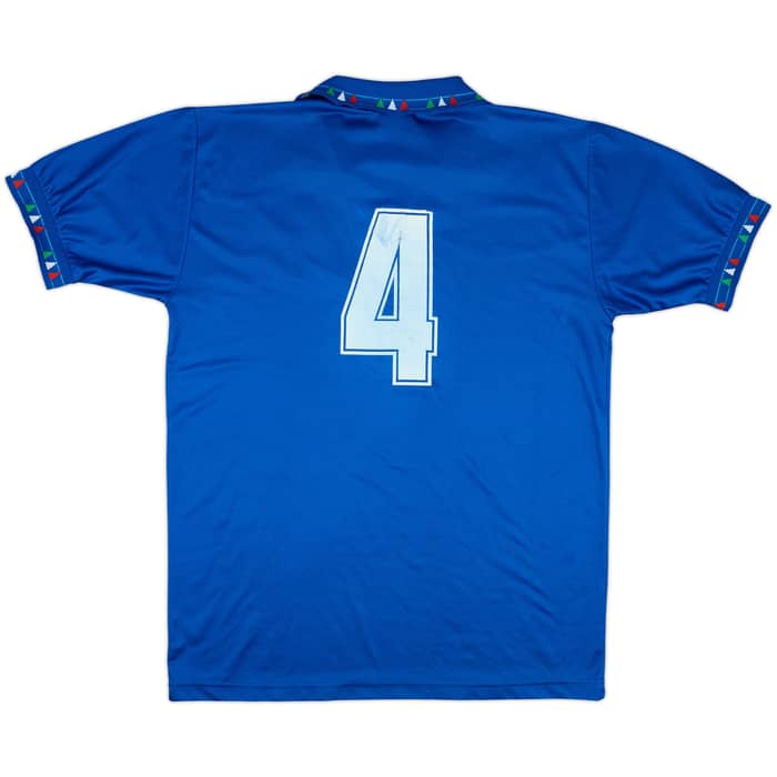 1992-93 Italy Home Shirt #4 - 6/10 - (XL)