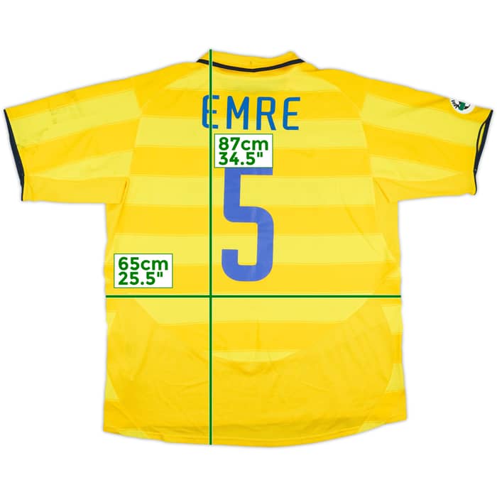 2003-04 Inter Milan Away Shirt Emre #5 - 5/10 - (XXL)