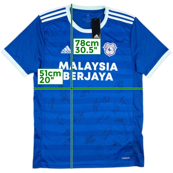 2020-21 Cardiff Squad Signed Home Shirt (M)