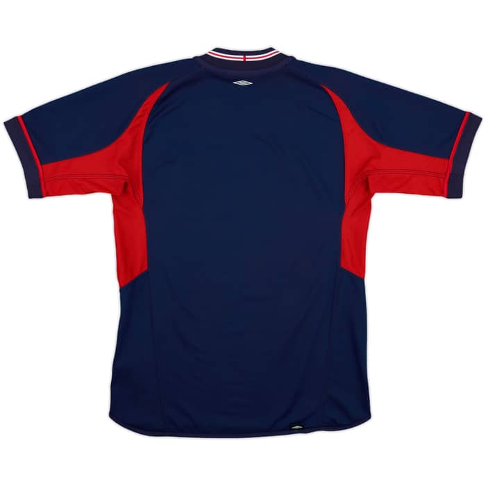 2002-04 England Away Shirt Beckham #7 - 7/10 - (M)