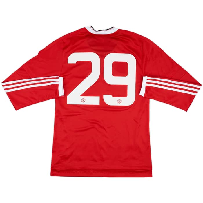 2015-16 Manchester United Match Issue Home L/S Shirt #29