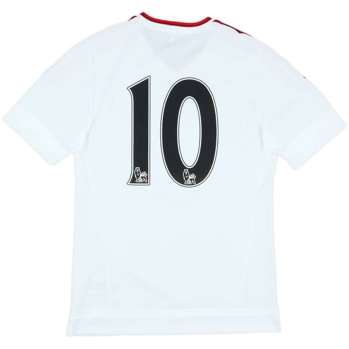 2015-16 Manchester United Match Issue Away Shirt #10