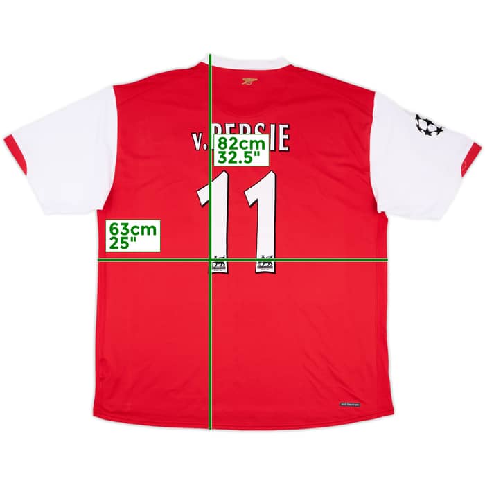 2006-08 Arsenal Home Shirt v.Persie #11 - 7/10 - (XXL)