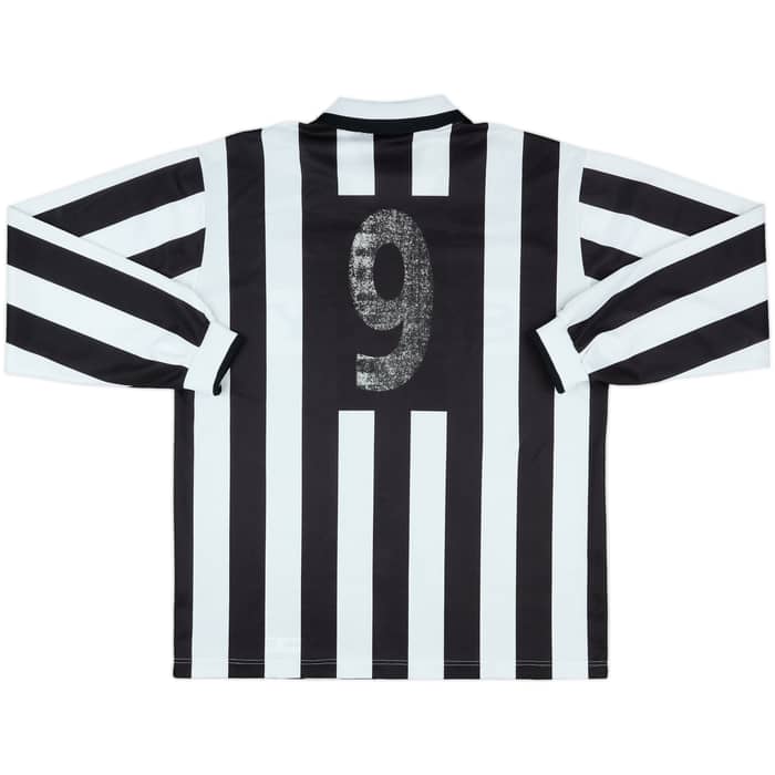 1995-96 Juventus Match Issue Home L/S Shirt #9