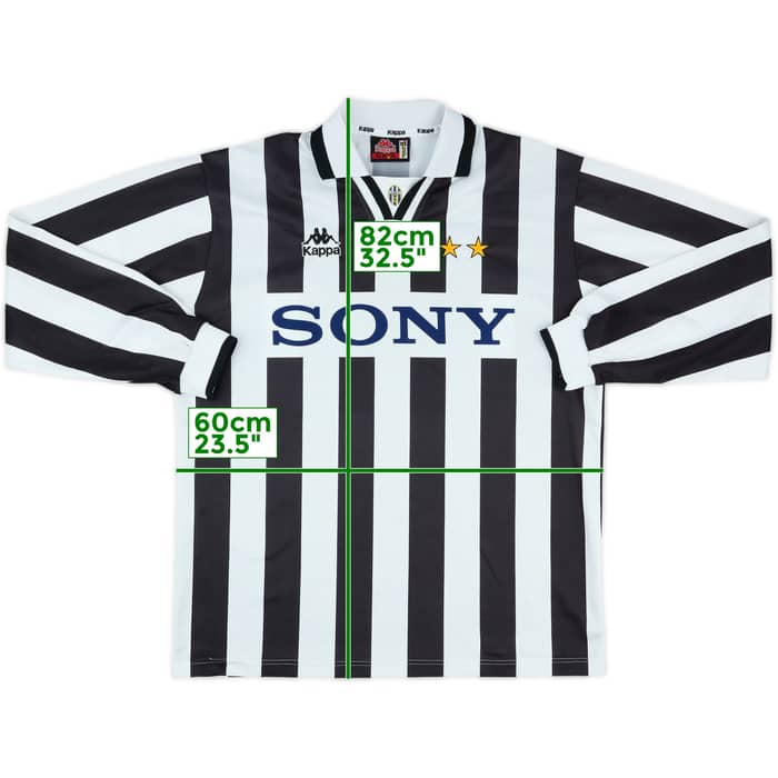 1995-96 Juventus Match Issue Home L/S Shirt #9
