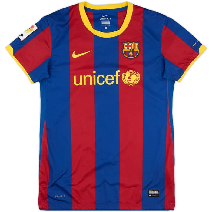 2010-11 Barcelona Home Shirt A.Iniesta #8 - 6/10 - (Women's S)