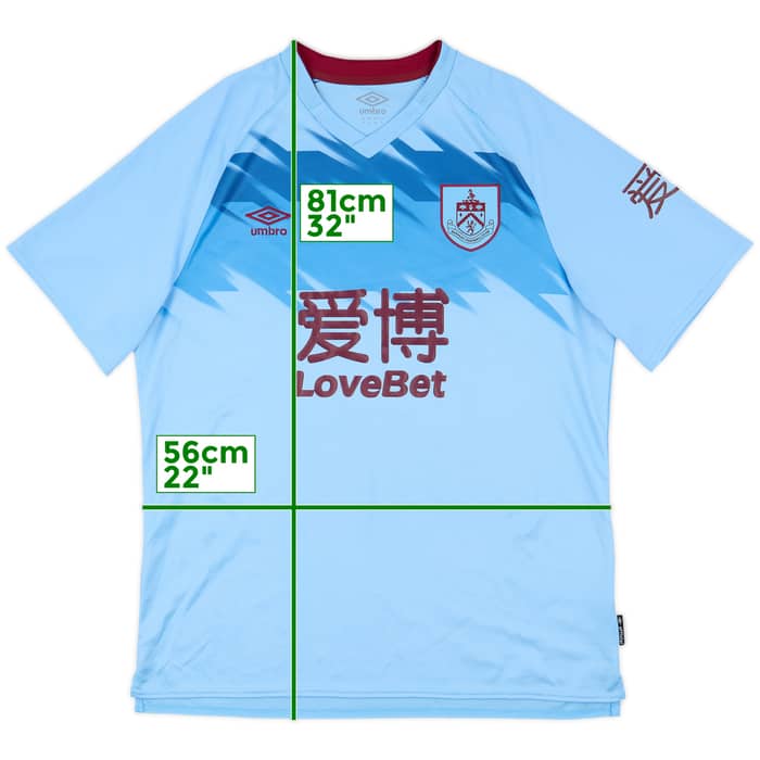 2019-20 Burnley Away Shirt - 9/10 - (XL)