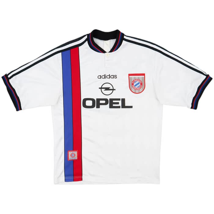 1996-98 Bayern Munich Away Shirt Elber #9 - 8/10 - (S)