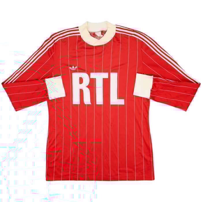 1980s Coupe de France Home L/S Shirt #10 - 8/10 - (L)