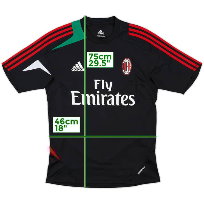 2012-13 AC Milan adidas Formotion Training Shirt - 8/10 - (M)