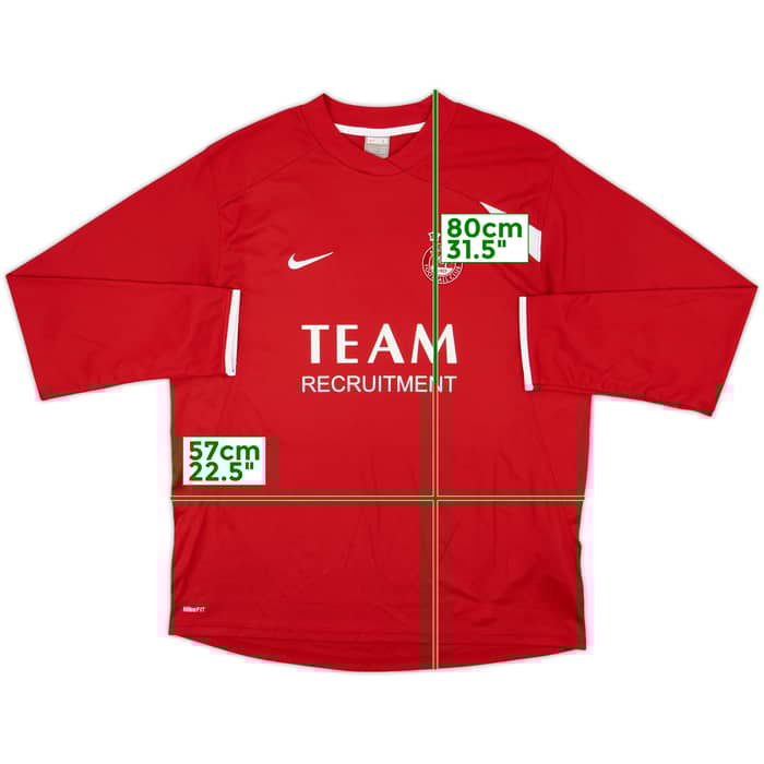 2008-09 Aberdeen Home L/S Shirt - 10/10 - (L)