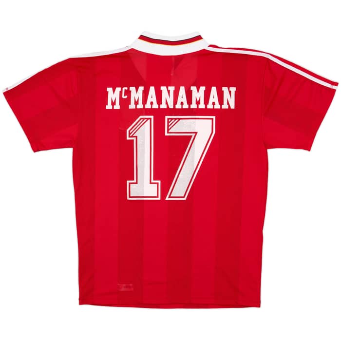 1995-96 Liverpool Home Shirt McManaman #17 - 8/10 - (XL)