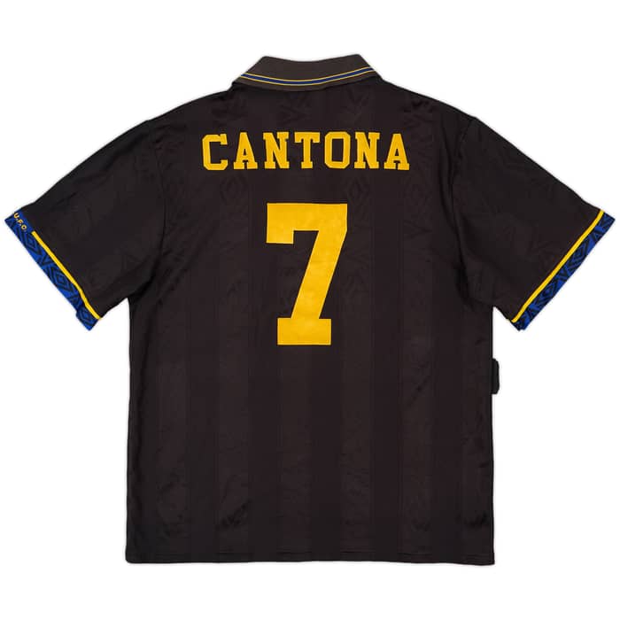 1993-95 Manchester United Away Shirt Cantona #7 - 6/10 - (M)