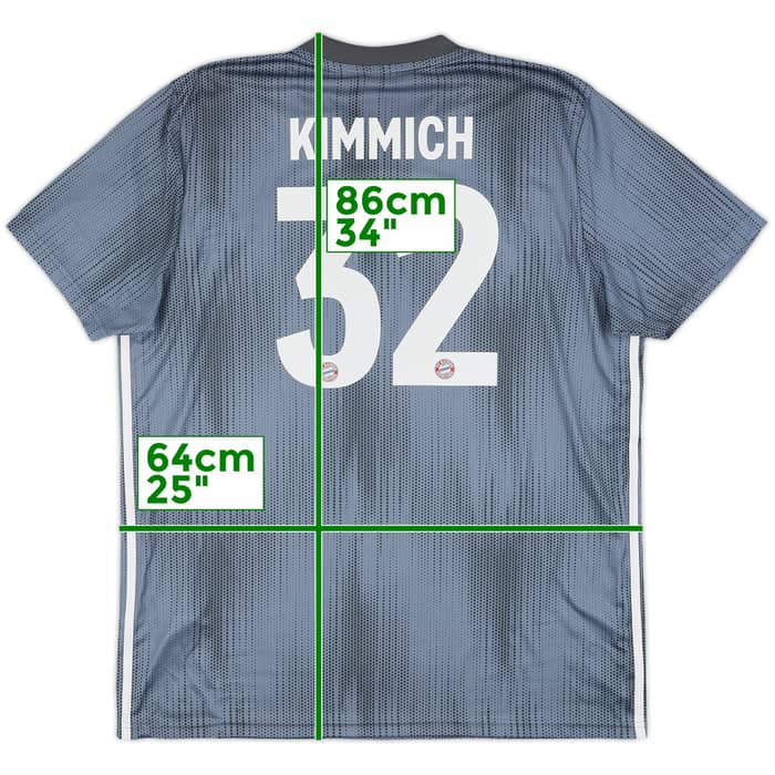 2018-19 Bayern Munich Third Shirt Kimmich #32 - 8/10 - (XL)