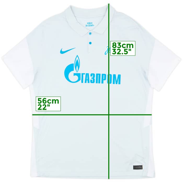 2020-21 Zenit St. Petersburg Away Shirt - 8/10 - (XL)