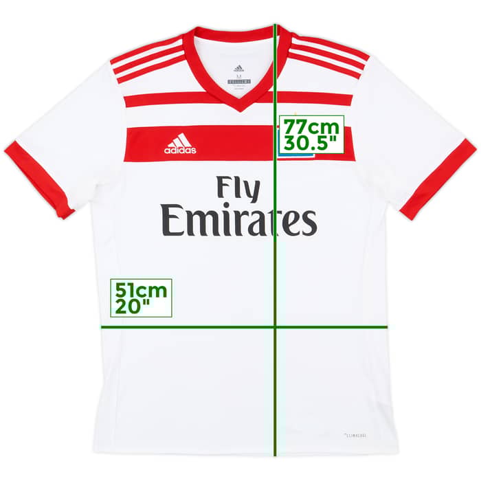 2017-18 Hamburg Home Shirt - 7/10 - (M)