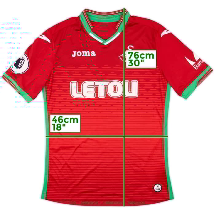 2017-18 Swansea Away Shirt - 8/10 - (M)