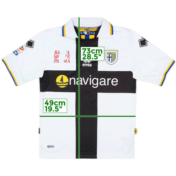 2010-11 Parma Match Issue Home Shirt Dellafiore #51