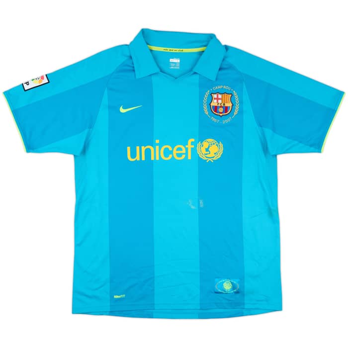2007-09 Barcelona Away Shirt Xavi #6 - 5/10 - (L)