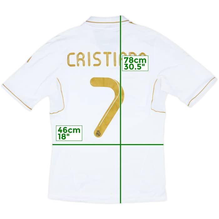 2011-12 Real Madrid Home Shirt Cristiano #7 - 6/10 - (M)