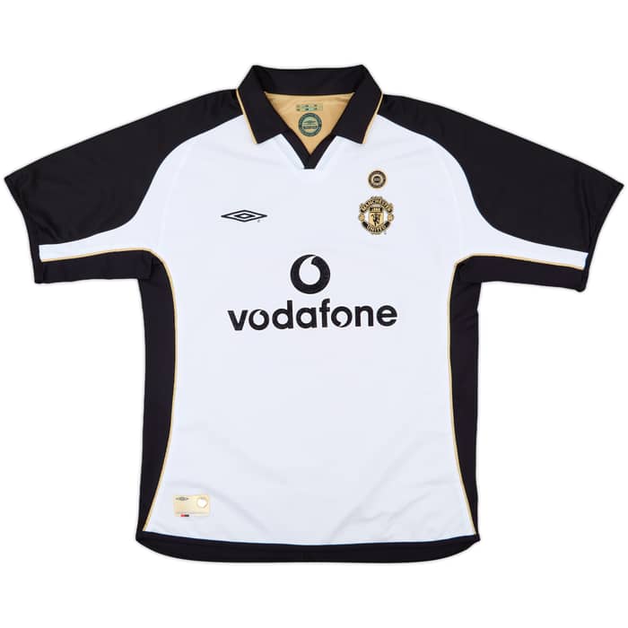2001-02 Manchester United Centenary Away/Third Shirt Beckham #7 - 7/10 - (L)