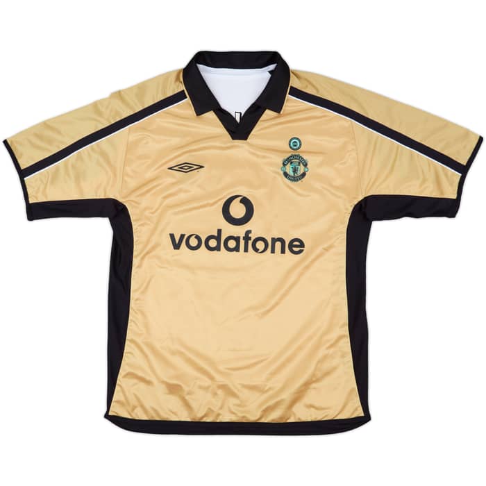 2001-02 Manchester United Centenary Away/Third Shirt Beckham #7 - 7/10 - (L)
