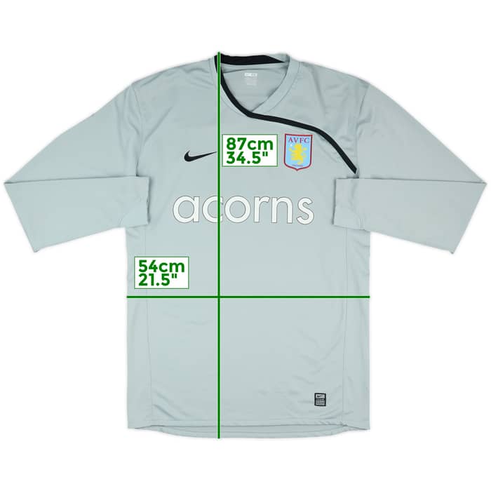 2008-09 Aston Villa Match Issue GK Shirt #1