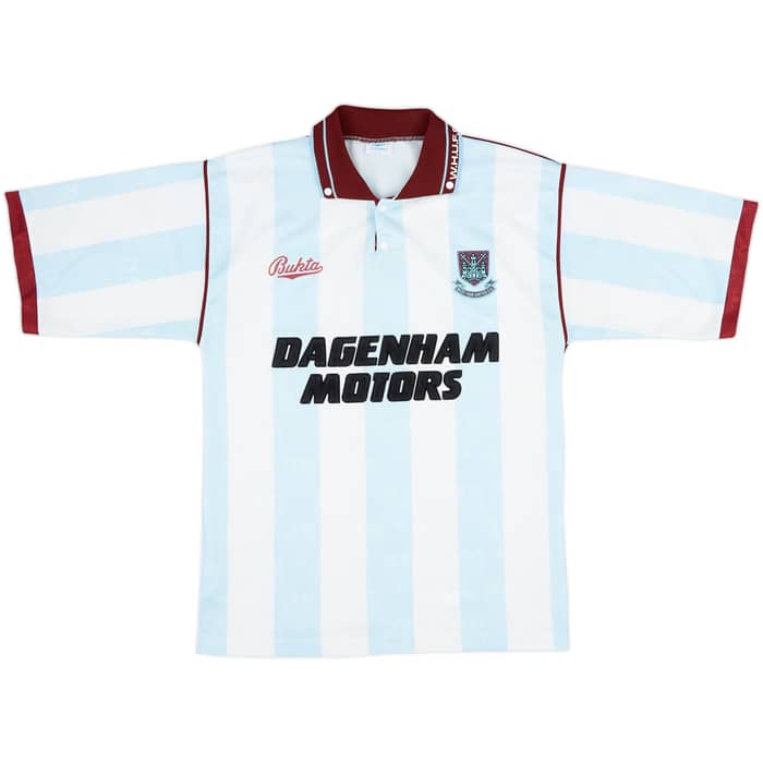 1992-93 West Ham Away Shirt - 8/10 - (S)