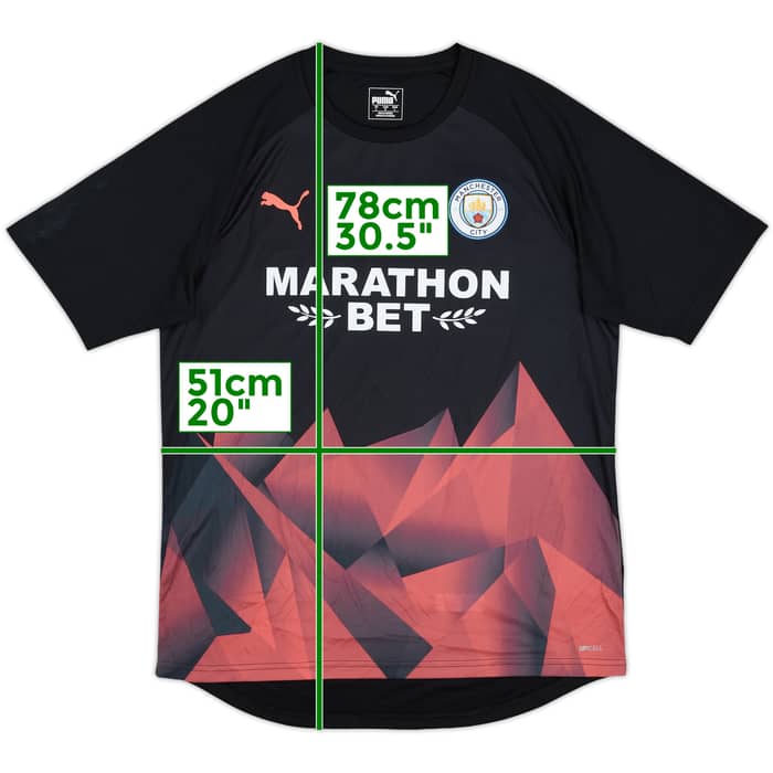 2019-20 Manchester City Puma Training Shirt - 8/10 - (L)
