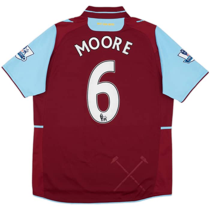 2012-13 West Ham Home Shirt Moore #6 - 5/10 - (L)