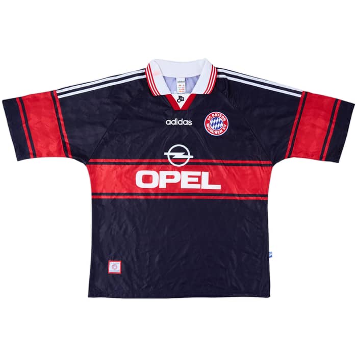 1997-99 Bayern Munich Home Shirt Elber #8 - 6/10 - (XL)