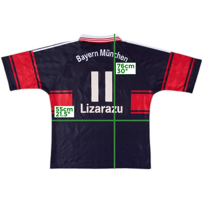 1997-99 Bayern Munich Home Shirt Lizarazu #11 - 5/10 - (L)