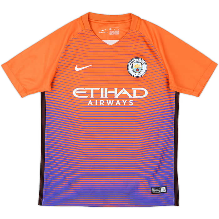 2016-17 Manchester City Third Shirt Silva #21 - 8/10 - (M.Boys)