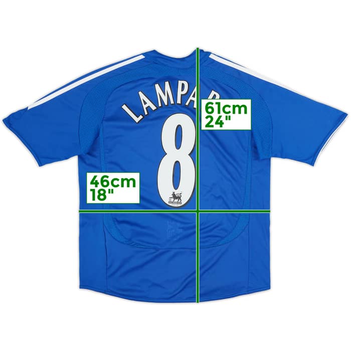 2006-08 Chelsea Home Shirt Lampard #8 - 4/10 - (M.Boys)