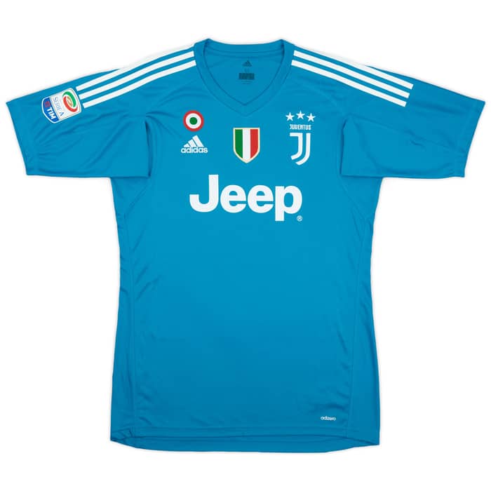 2017-18 Juventus GK S/S Shirt Buffon #1 - 10/10 - (M)