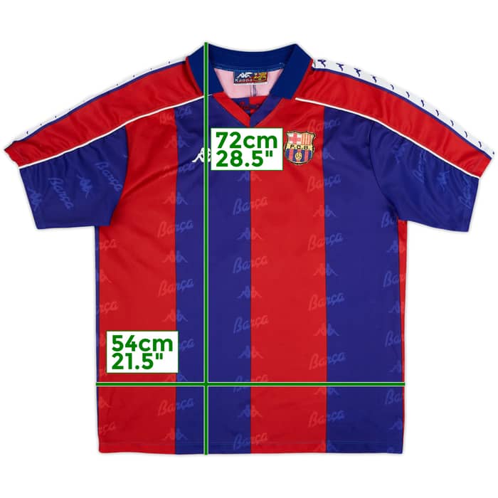 1992-95 Barcelona Home Shirt #8 - 8/10 - (M)