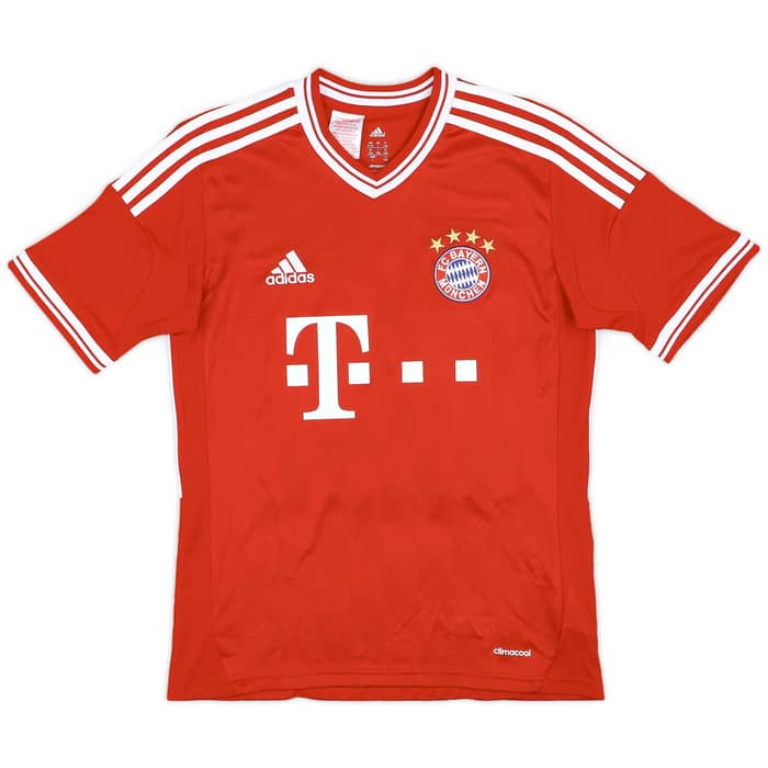 2013-14 Bayern Munich Home Shirt Mandzukic #9 - 7/10 - (L.Boys)