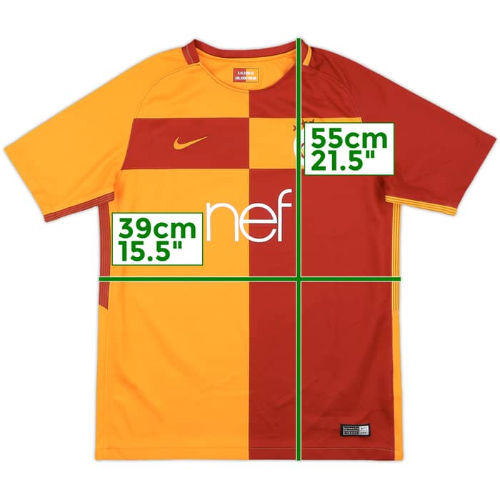 2017-18 Galatasaray Home Shirt - 10/10 - (XL.Boys)