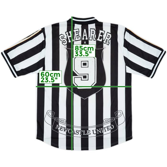 1997-99 Newcastle Home Shirt Shearer #9 - 6/10 - (XL)