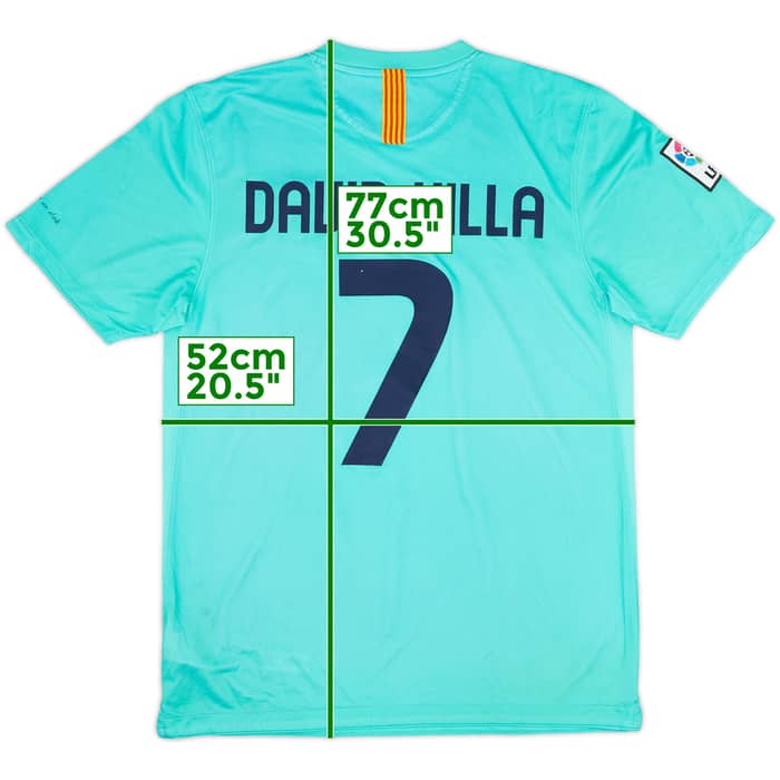 2010-11 Barcelona Away Shirt David Villa #7 - 6/10 - (M)