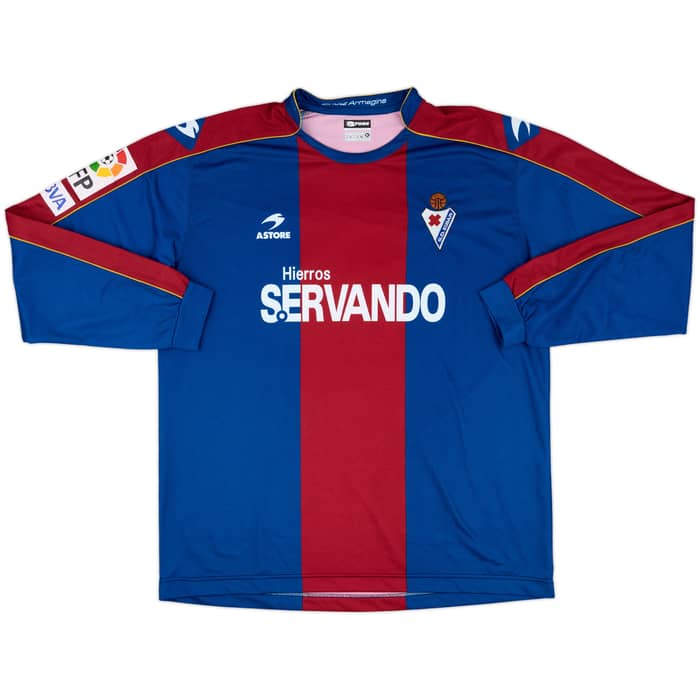 2008-10 Eibar Match Issue Home L/S Shirt #23